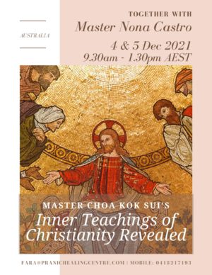 Inner Teachings of Christianity Revealed course & consultation - Pranic Healing & Meditation Centre Brisbane