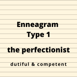 Enneagram Type 1