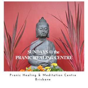 Sundays @ the Pranic Healing Centre in Brisbane. Pranic Healing Consultations, Courses and Meditation events.